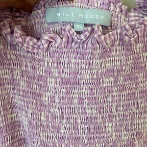 Hill House Purple Gingham Nap Dress